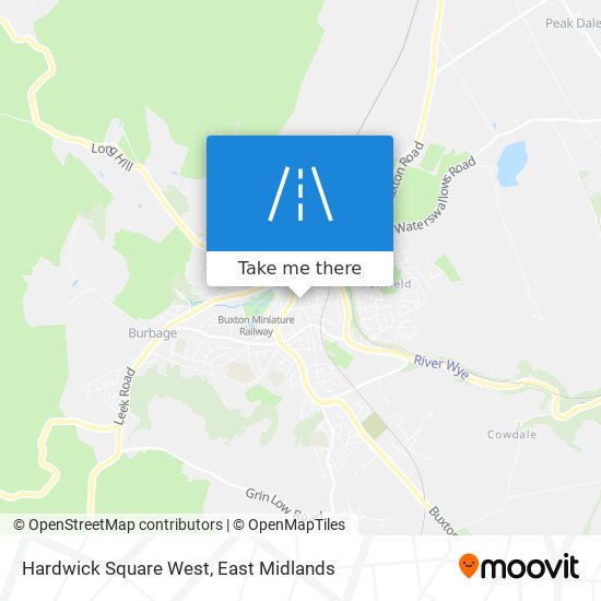 Hardwick Square West map