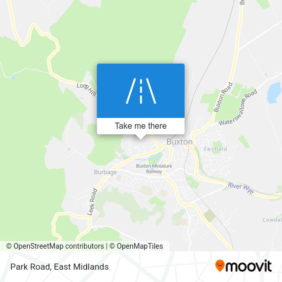 Park Road map