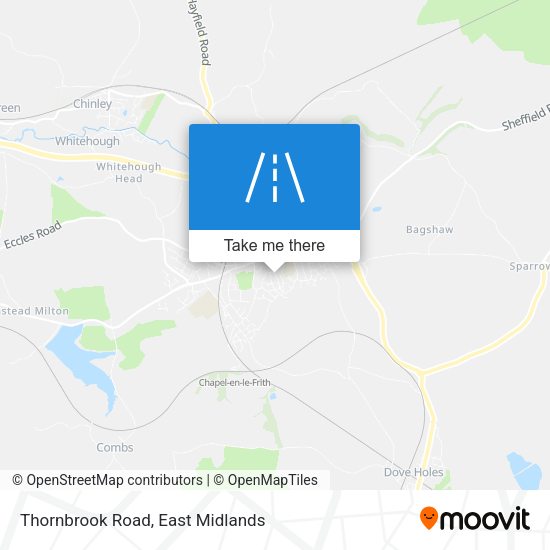 Thornbrook Road map