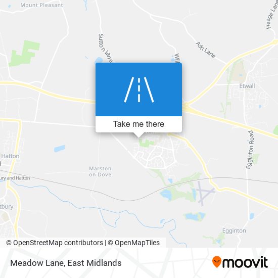 Meadow Lane map