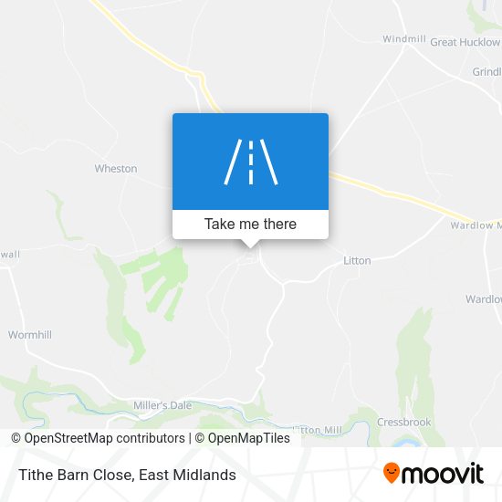 Tithe Barn Close map