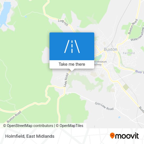 Holmfield map