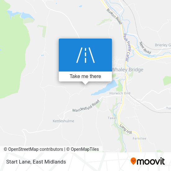 Start Lane map