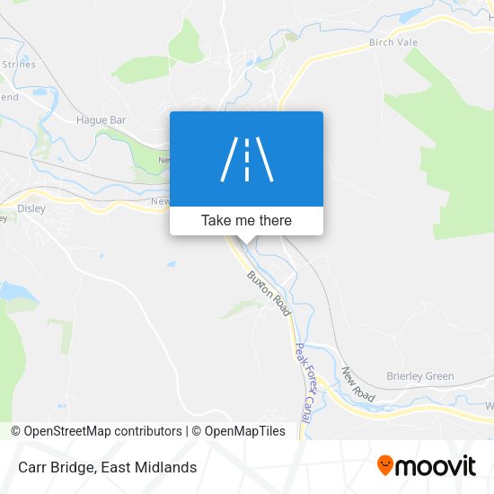 Carr Bridge map