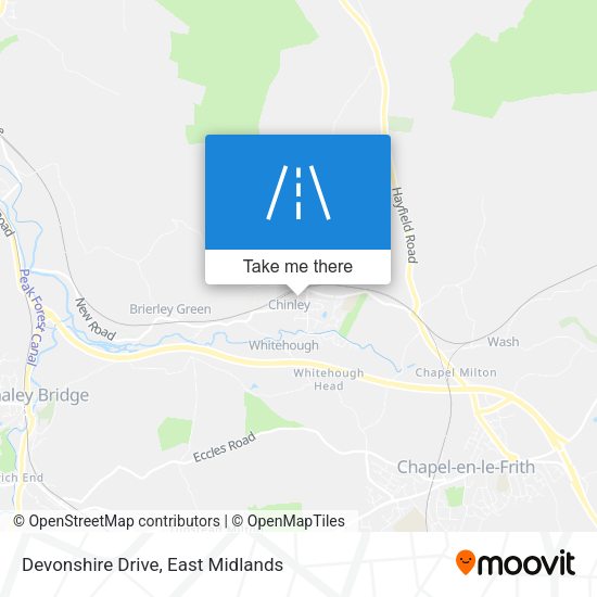 Devonshire Drive map