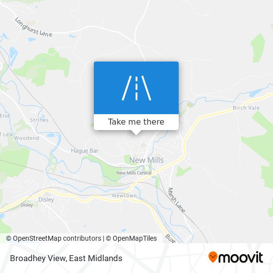 Broadhey View map