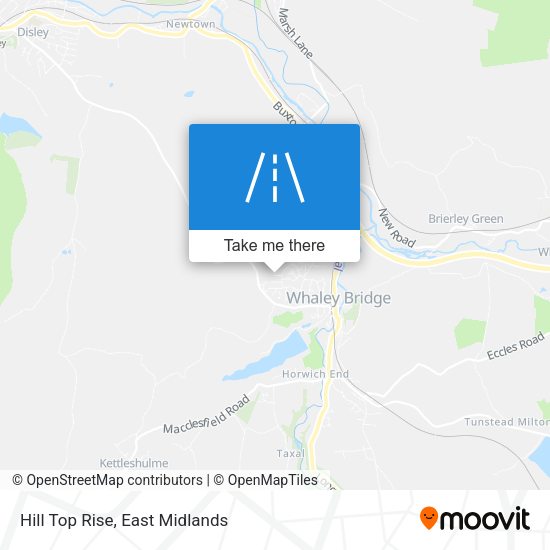 Hill Top Rise map