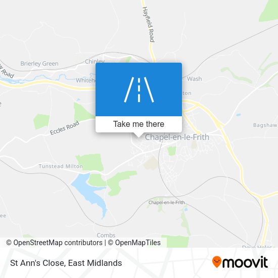 St Ann's Close map