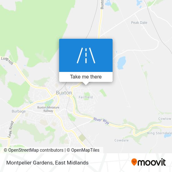Montpelier Gardens map