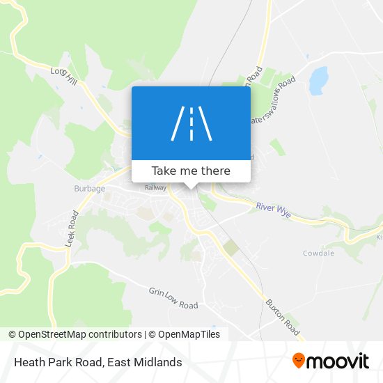 Heath Park Road map