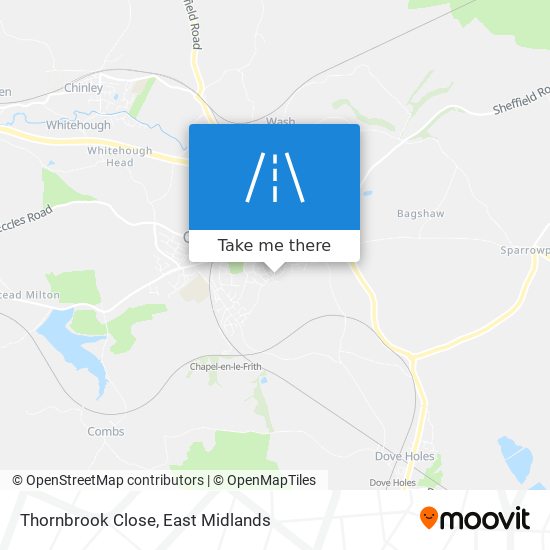 Thornbrook Close map