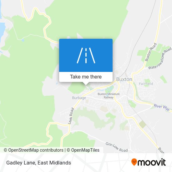 Gadley Lane map