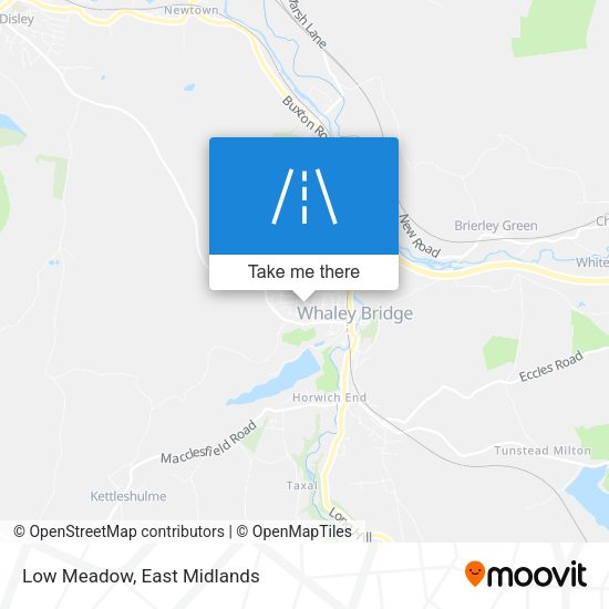 Low Meadow map
