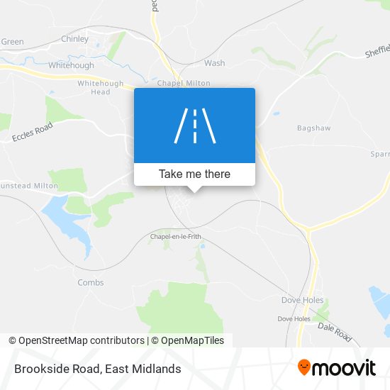 Brookside Road map