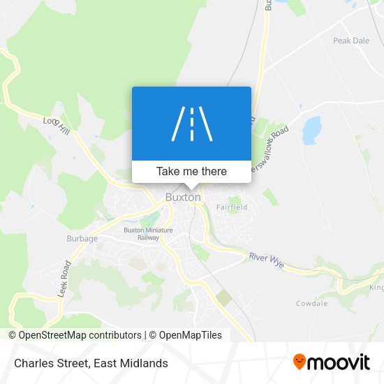 Charles Street map