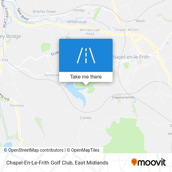 Chapel-En-Le-Frith Golf Club map