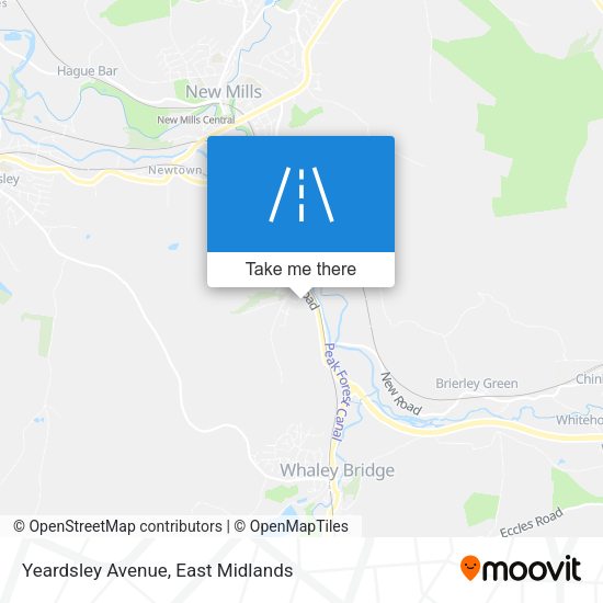 Yeardsley Avenue map