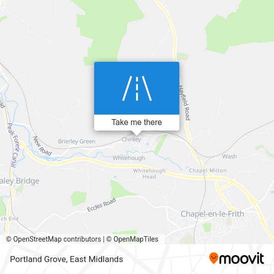 Portland Grove map