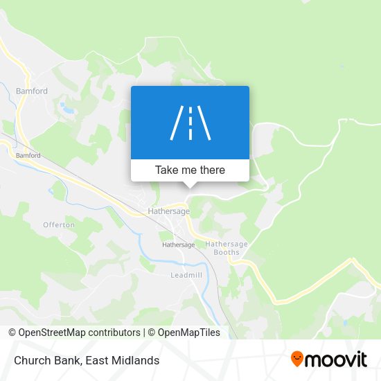 Church Bank map