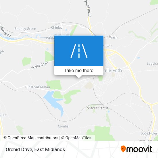 Orchid Drive map