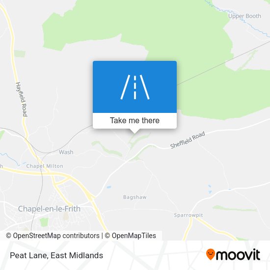 Peat Lane map