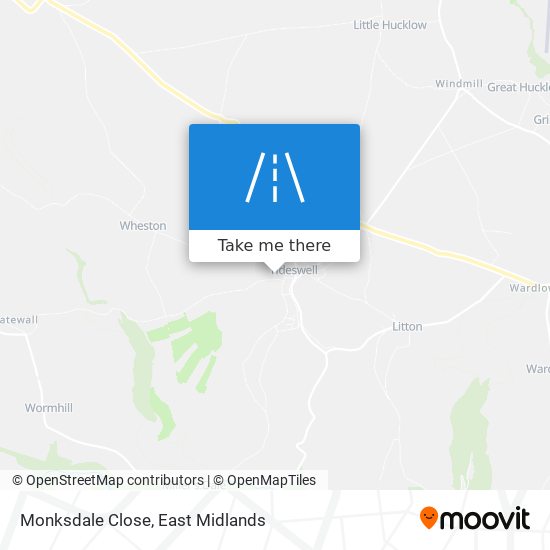 Monksdale Close map
