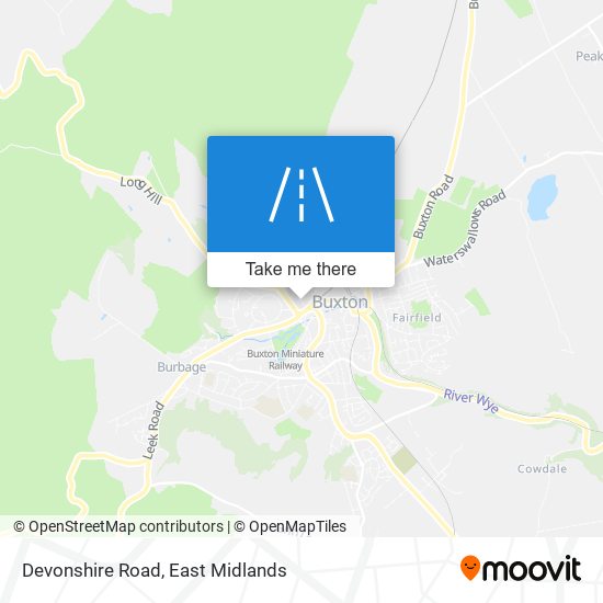 Devonshire Road map