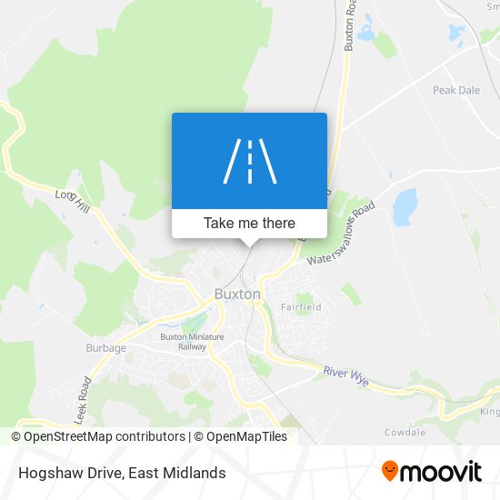 Hogshaw Drive map