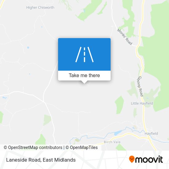 Laneside Road map