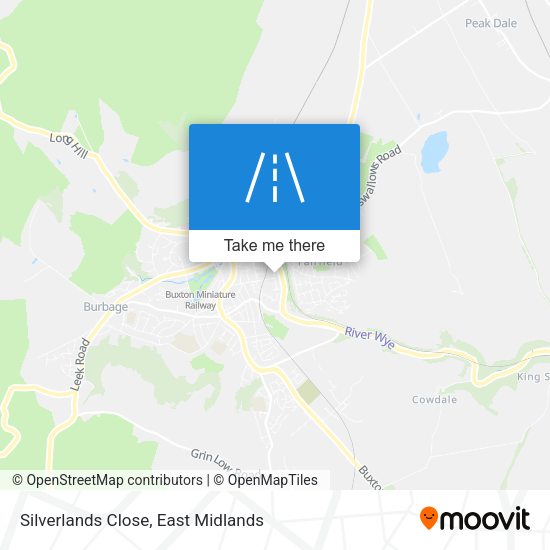 Silverlands Close map