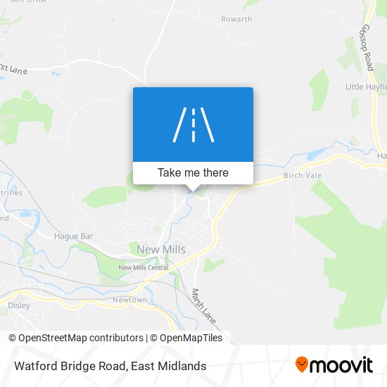 Watford Bridge Road map