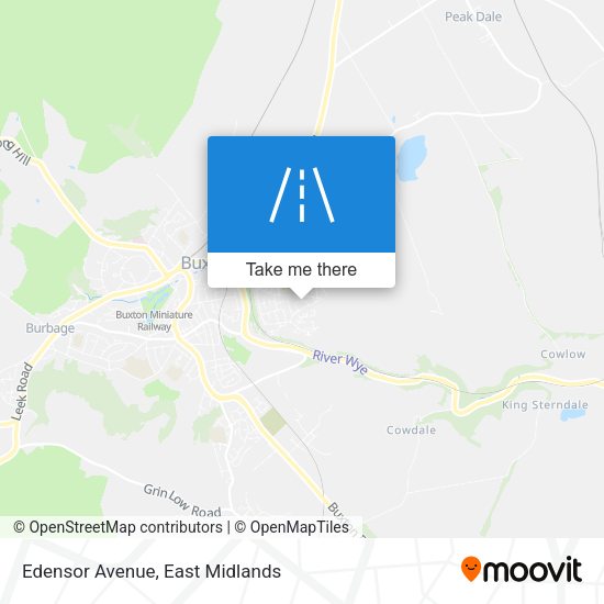 Edensor Avenue map