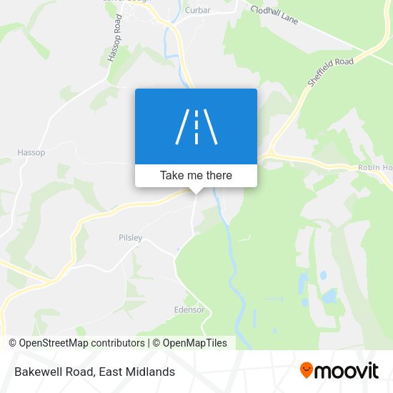 Bakewell Road map