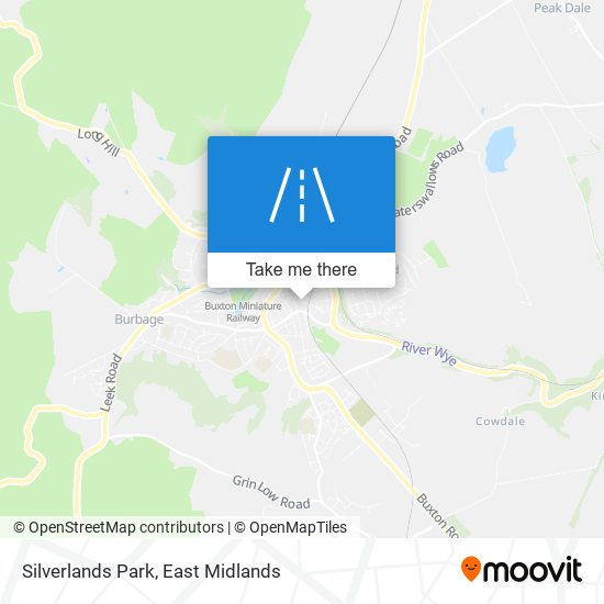 Silverlands Park map