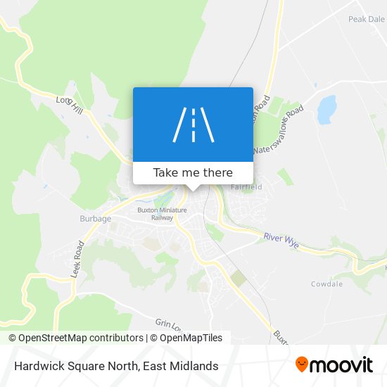 Hardwick Square North map