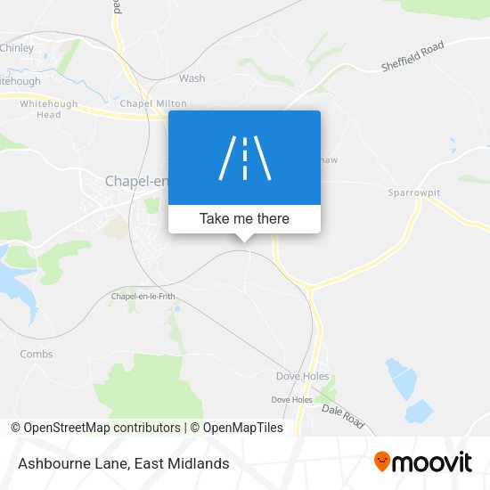 Ashbourne Lane map