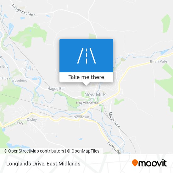 Longlands Drive map