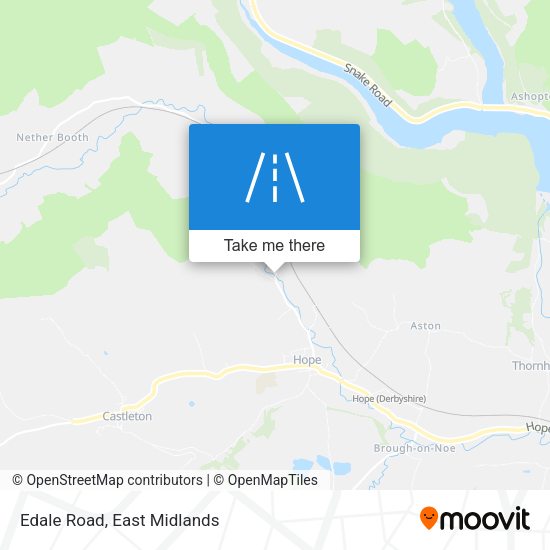 Edale Road map