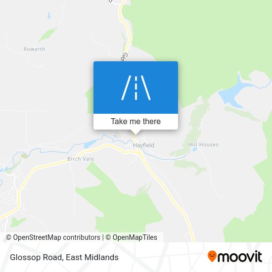 Glossop Road map