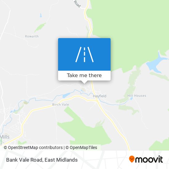 Bank Vale Road map