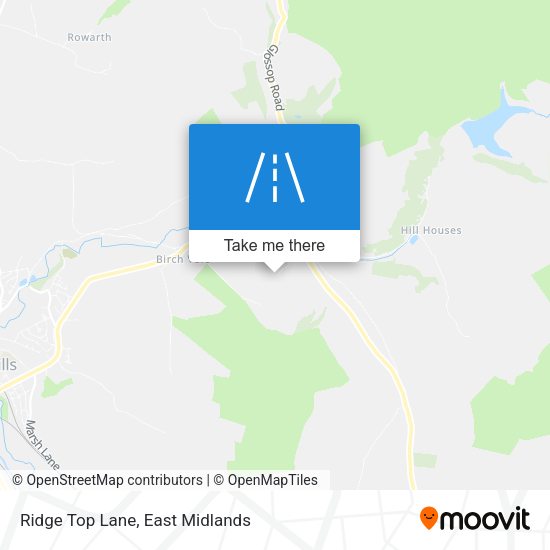 Ridge Top Lane map