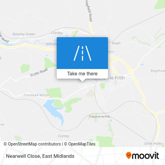 Nearwell Close map