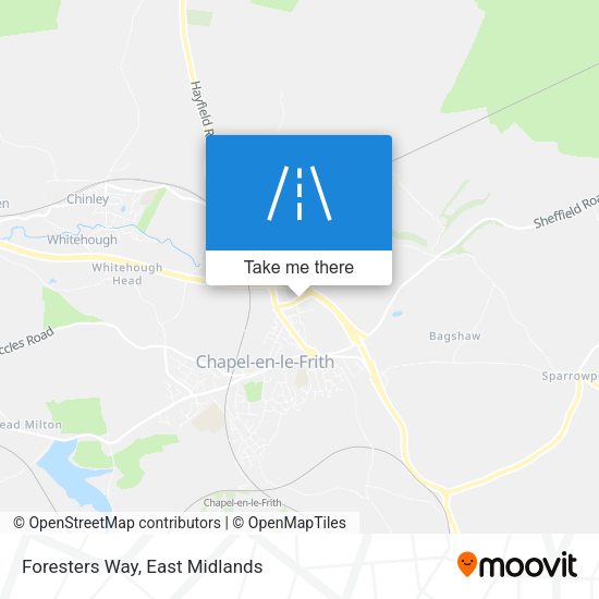 Foresters Way map
