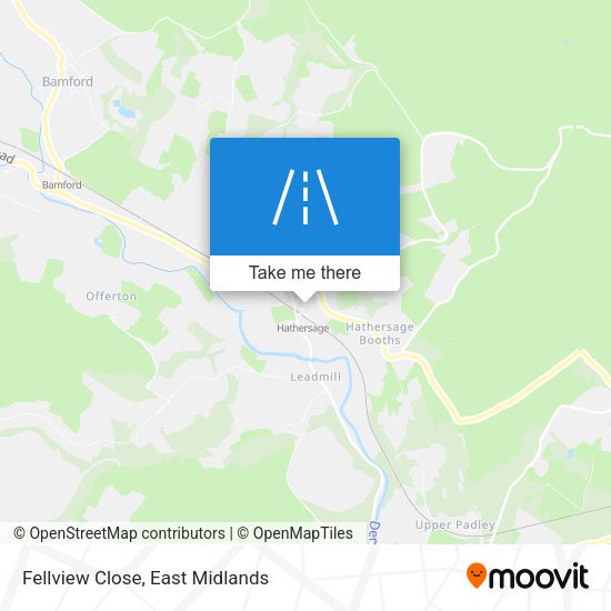 Fellview Close map