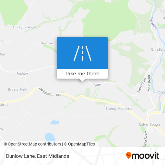 Dunlow Lane map