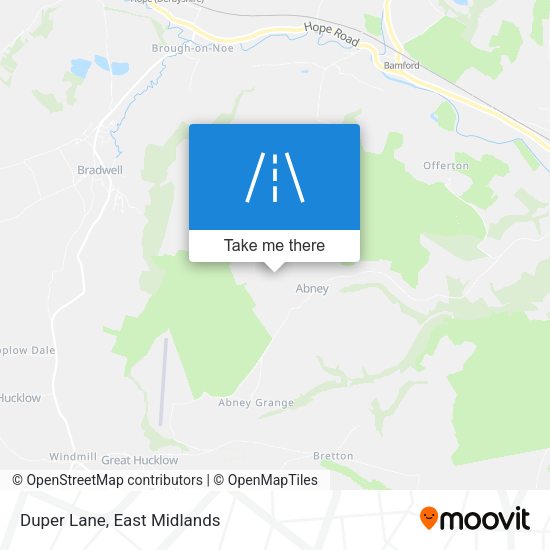 Duper Lane map