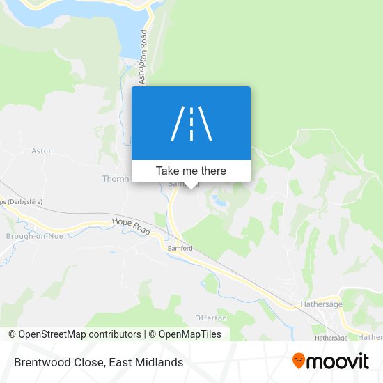 Brentwood Close map