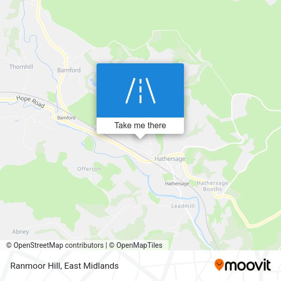Ranmoor Hill map