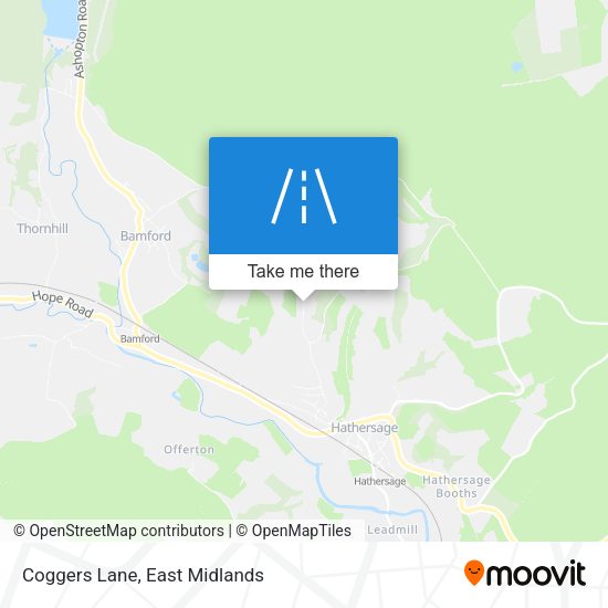 Coggers Lane map