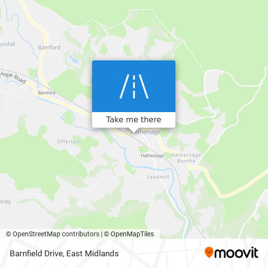 Barnfield Drive map